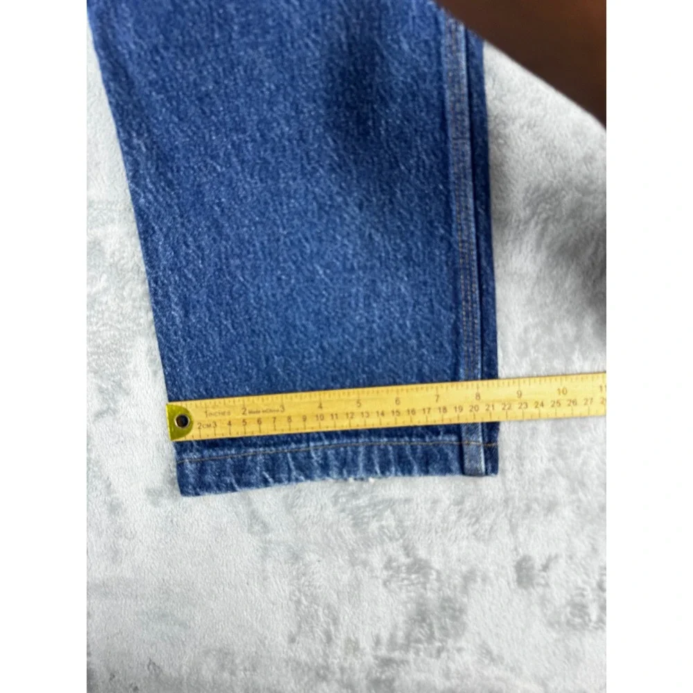 Wrangler Mens Jeans 40x30 Blue Straight Leg Denim Made In USA 99902PW 38x27